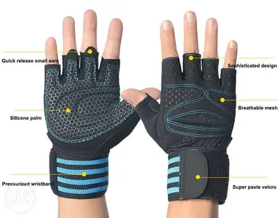 Weightlifting fitness gloves for 8$