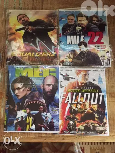 100 dvd films gded soura ndife mchakal men kl anwe3. Ne7na ma7al