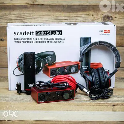 Focusrite Scarlett Solo Studio 3rd Gen Recording Bundle