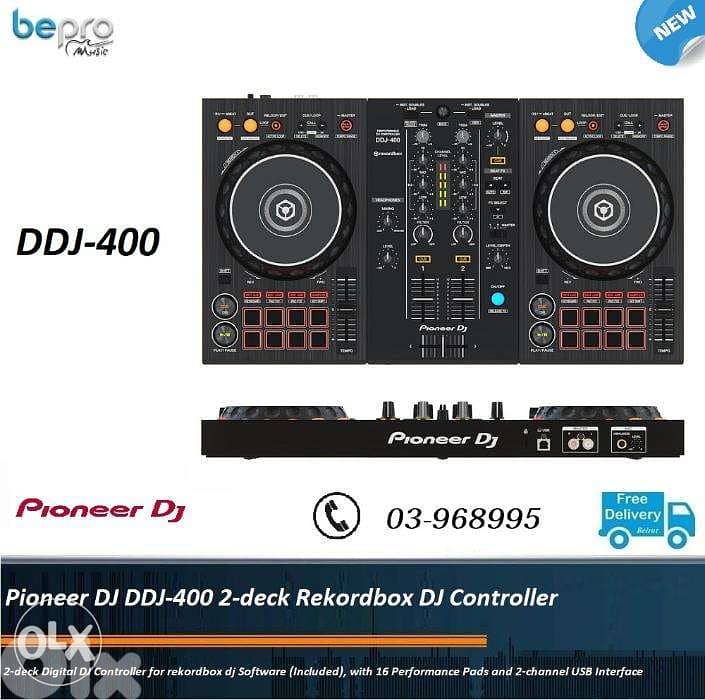 Pioneer DJ DDJ-400 2-deck Rekordbox DJ Controller 0