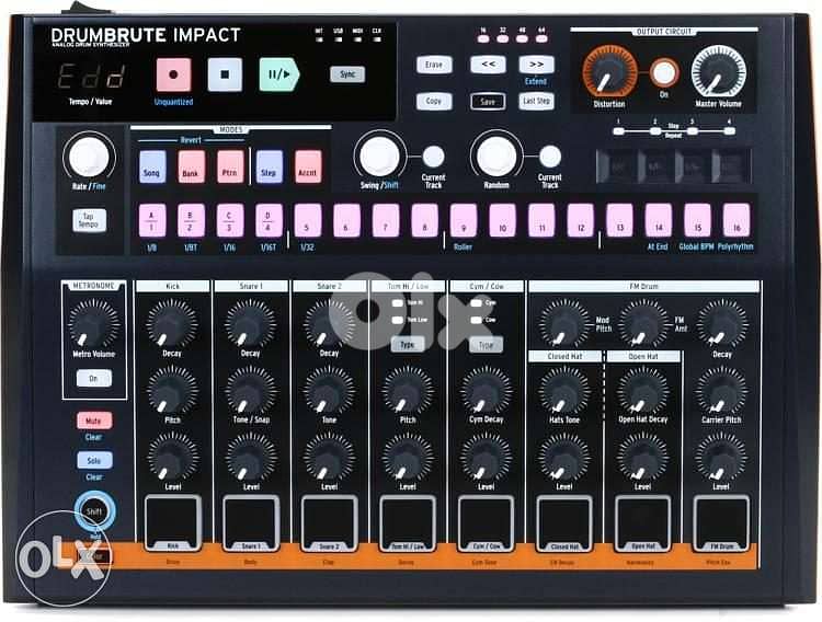 Arturia DrumBrute Impact Analog Drum Machine, 64-step Pattern Sequence 2