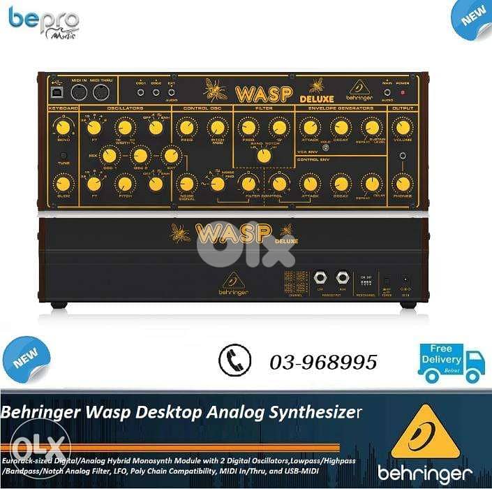 Behringer Wasp Desktop Analog Synthesizer 0