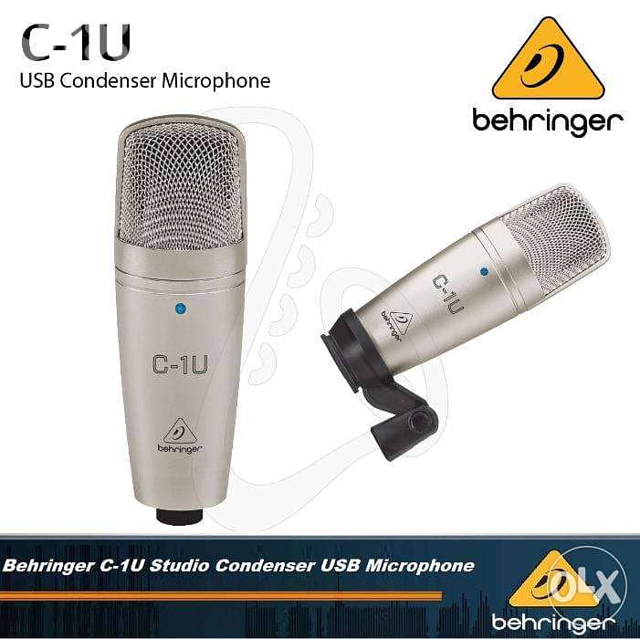 Behringer C1-U Studio Condenser USB Microphone 0