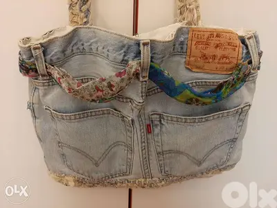 Jeans hand bag