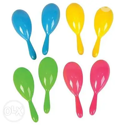 Brand New Plastic Neon Maracas Instrument