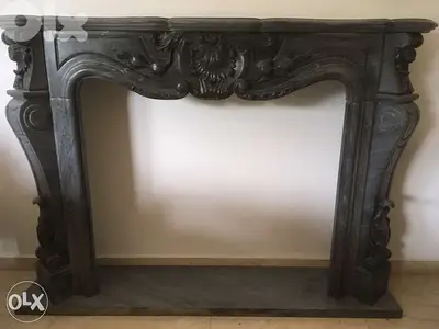 Cheminee en Marbre Style French fireplace