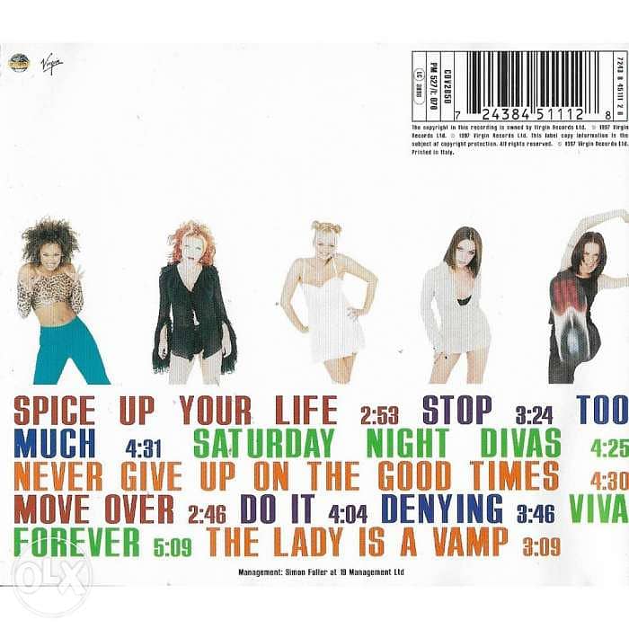 SPICE GIRLS. Spiceworld CD Album Original 1