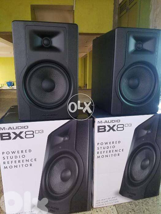 M-Audio BX8 D3 Powered Studio Monitor,150-watt Active Monitor,maudio 1