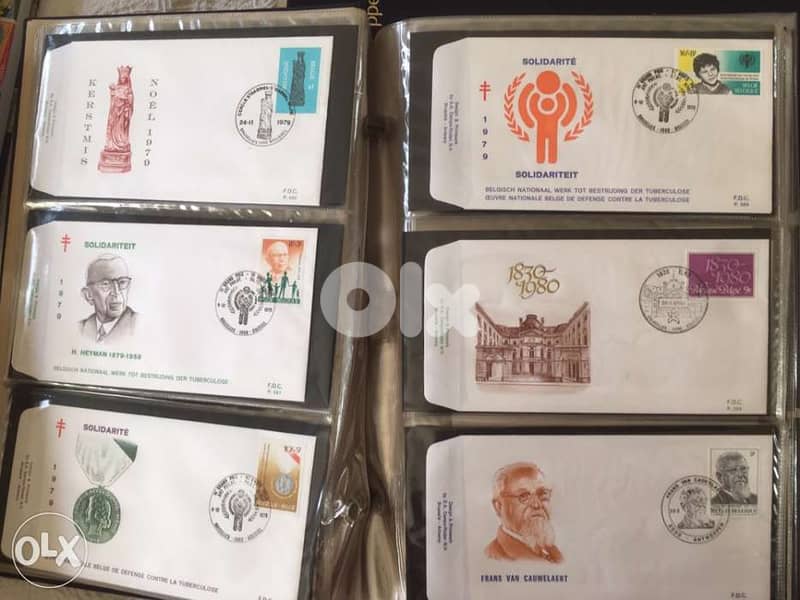 Belgique Stamp collection Timbres Mint + FDC + sheets 2