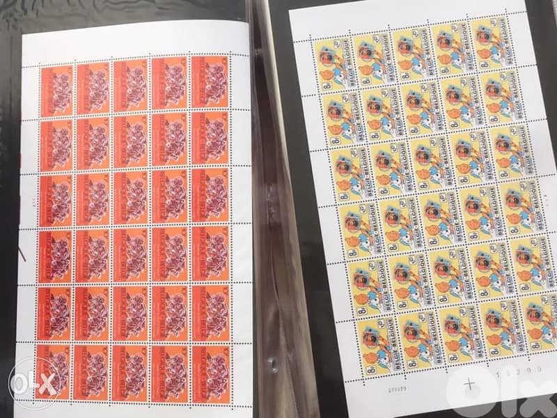 Belgique Stamp collection Timbres Mint + FDC + sheets 3