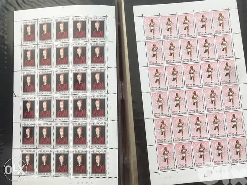 Belgique Stamp collection Timbres Mint + FDC + sheets 4