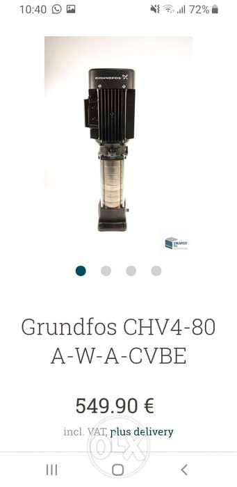 Grundfos tromba triphase 5
