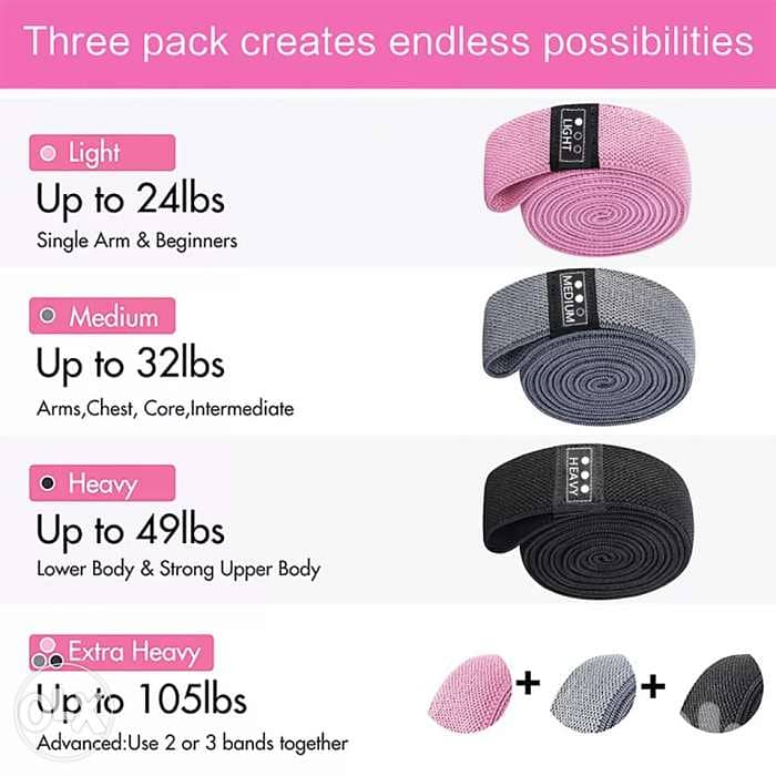 long Hip resistance bands 1