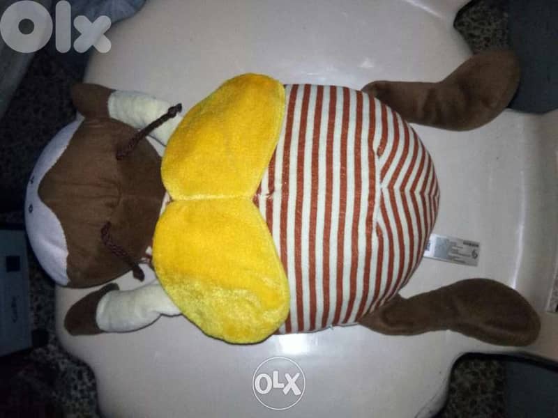 "MAX" BEE PLUSH Stuffed large as new Toy height 36 Cm cute plush=13$ 2