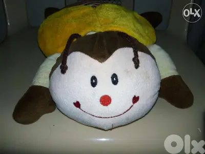 "MAX" BEE PLUSH Stuffed large as new Toy height 36 Cm cute plush=13$