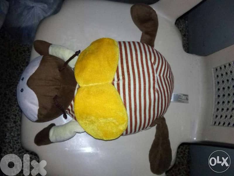 "MAX" BEE PLUSH Stuffed large as new Toy height 36 Cm cute plush=13$ 6