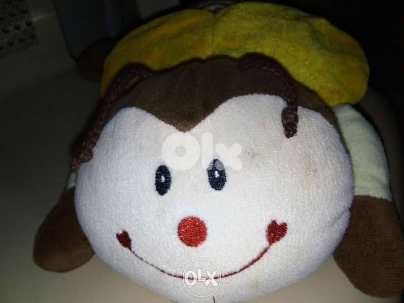 "MAX" BEE PLUSH Stuffed large as new Toy height 36 Cm cute plush=13$ 1