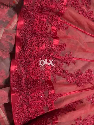 clothing for women, red color, for dress, قماش, dress