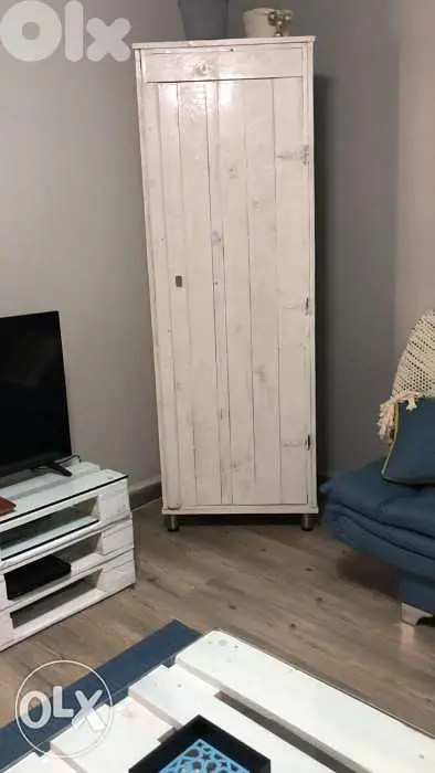 Handmade wood closet 200x70 خزانة خشب شغل يدوي