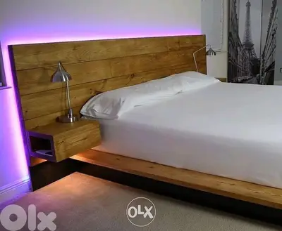 Massive Wood Bed خشب مسيف