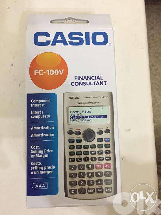 Casio FC-100 V Financial Consultant 0