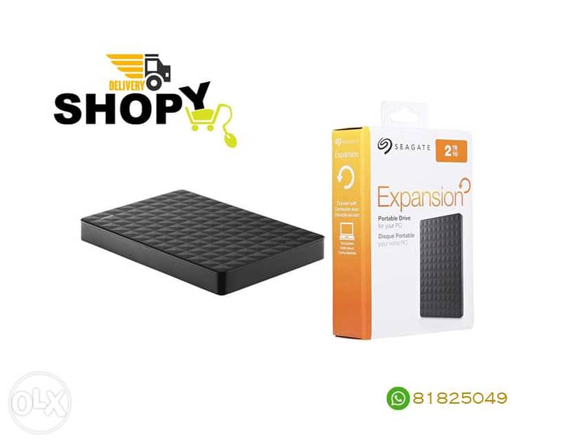Seagate Expansion 2TB Portable External Hard Drive 0