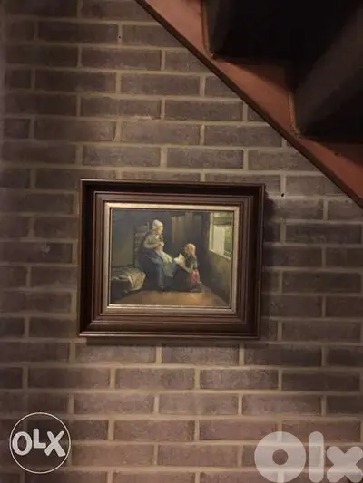 oil on canvas painting