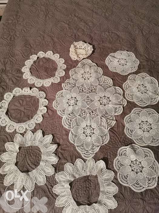 10 crochet pieces 0