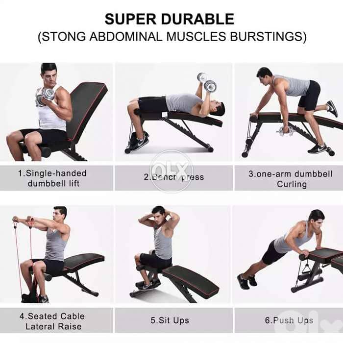 Multifunctional Folding Dumbbell Bench 2