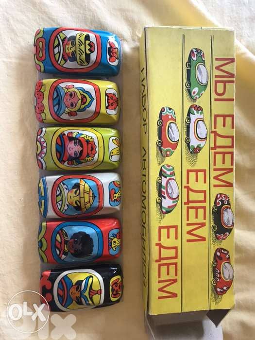 Russian vintage Tin cars 1