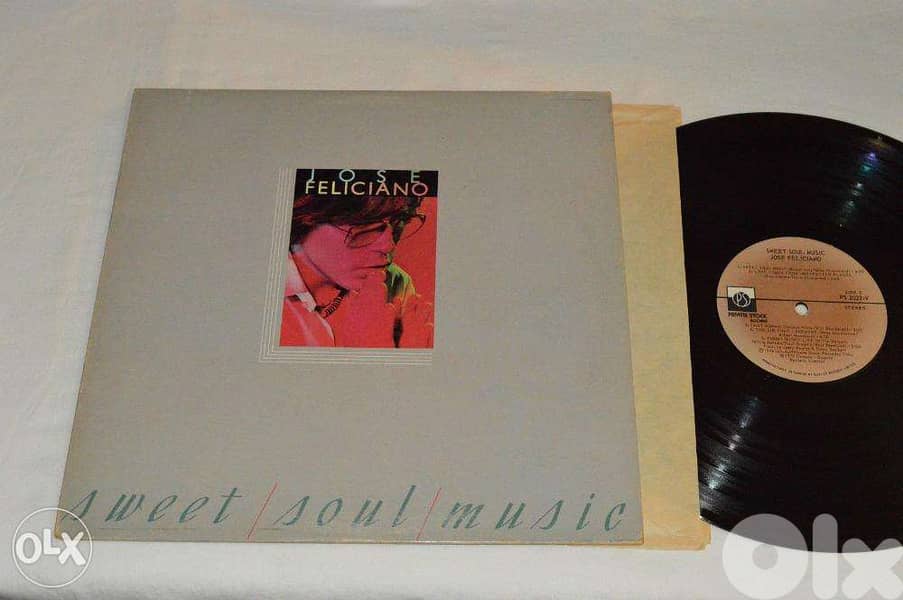 JOSE FELICIANO Sweet Soul Music vinyl LP 1976 0