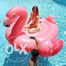 Flamingo Mega Island Beach inflatable INTEX 0
