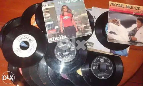 decorative 45t vinyls each 10 for 10$