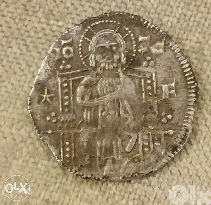 Silver Coin Jesus Christ Medieval of Venice Italy year 1268 AD 0