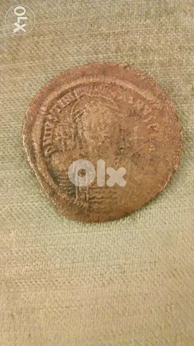 Ancient Byzantine Bronze Coin of King Maurice Tiberius year 582 AD