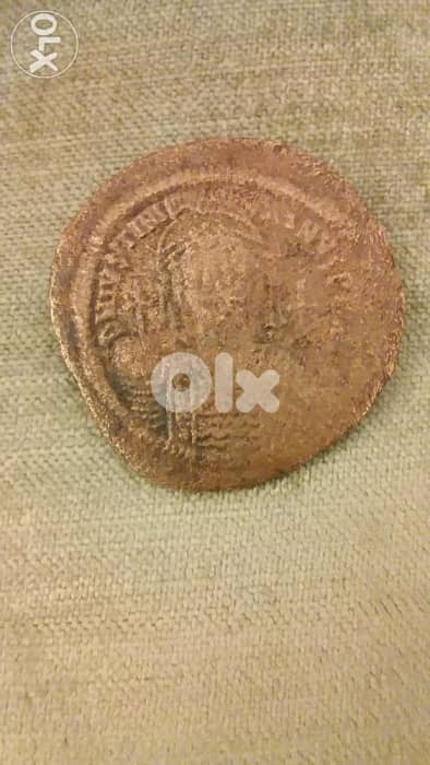 Ancient Byzantine Bronze Coin of King Maurice Tiberius year 582 AD 0