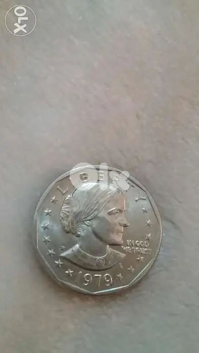 USA One Dollar Coin Commemorative Suzane Anthony year 1979