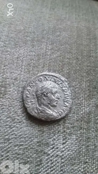 First Black African Roman Emperor Caracalla Silver Coin year 198AD