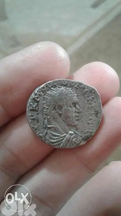 Ancient Roman Silver Coin for Emperor Macrinius year 217 AD