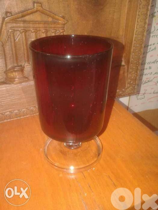 Red Crystal glass 1