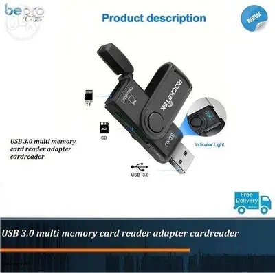 USB 3.0 multi memory card reader adapter cardreader 7 in 1