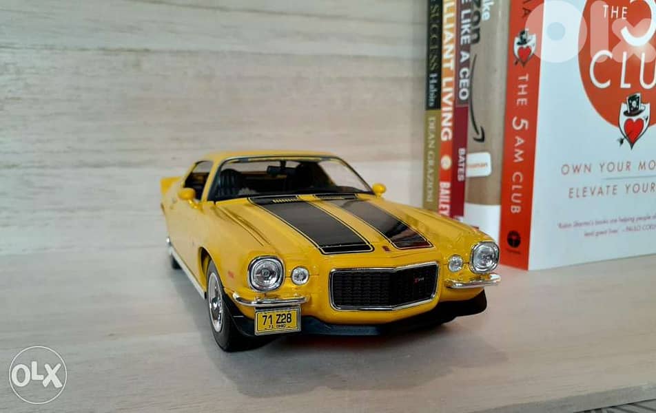 '71 Camaro diecast car model 1:18 5