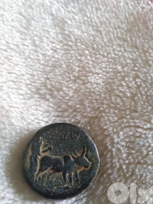 Ancient Roman Bronze coin for emperor Galba year 69 AD 1