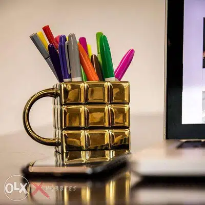 gold RUBIK mug
