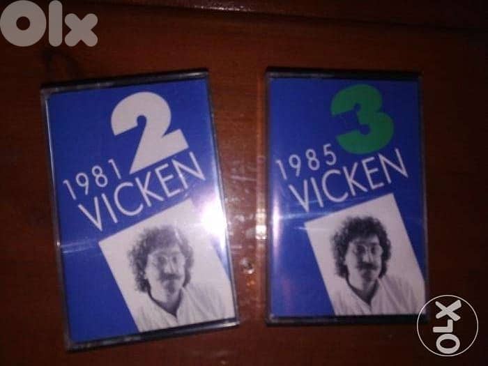 Two vintage original audio cassettes for Armenian singer vicken 0