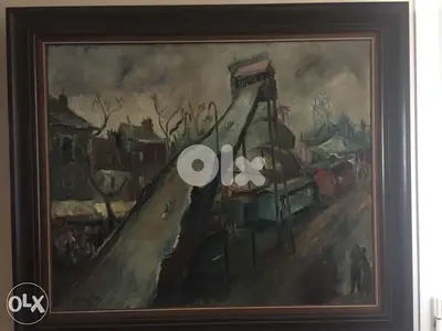 rare painting George’s Cyr oil on canvas