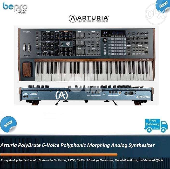 Arturia PolyBrute 6-Voice Polyphonic Morphing Analog Synthesizer 1