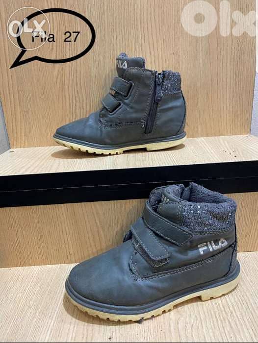 Fila shoes size 27 0