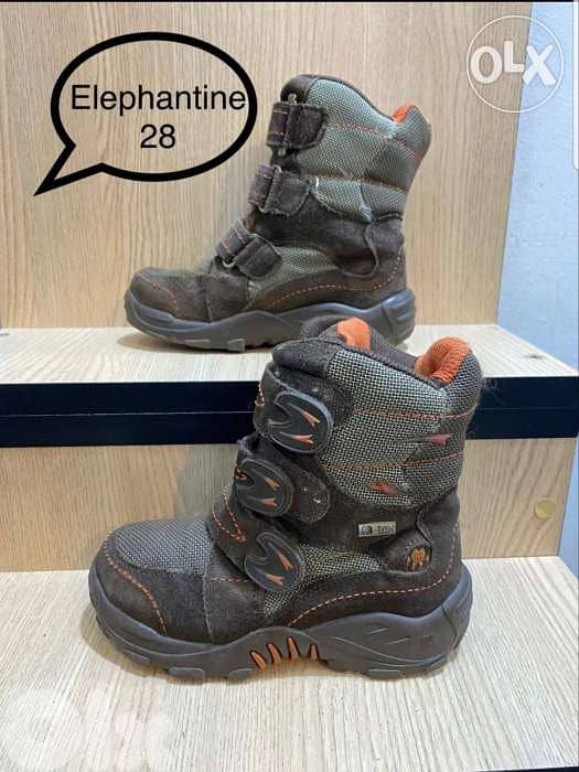 Grey bottines size 28 0