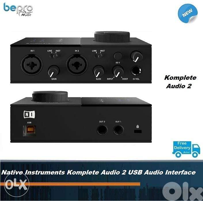 Native Instruments Komplete Audio 2 USB Audio Interface 0